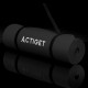 Килимок спортивний Actiget NBR 183 x 61 x 1.5 cм для йоги та фітнесу ACT0016 Black
