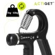 Еспандер кистьовий Actiget 5-60 кг з регульованим навантаженням ACT0051 Black