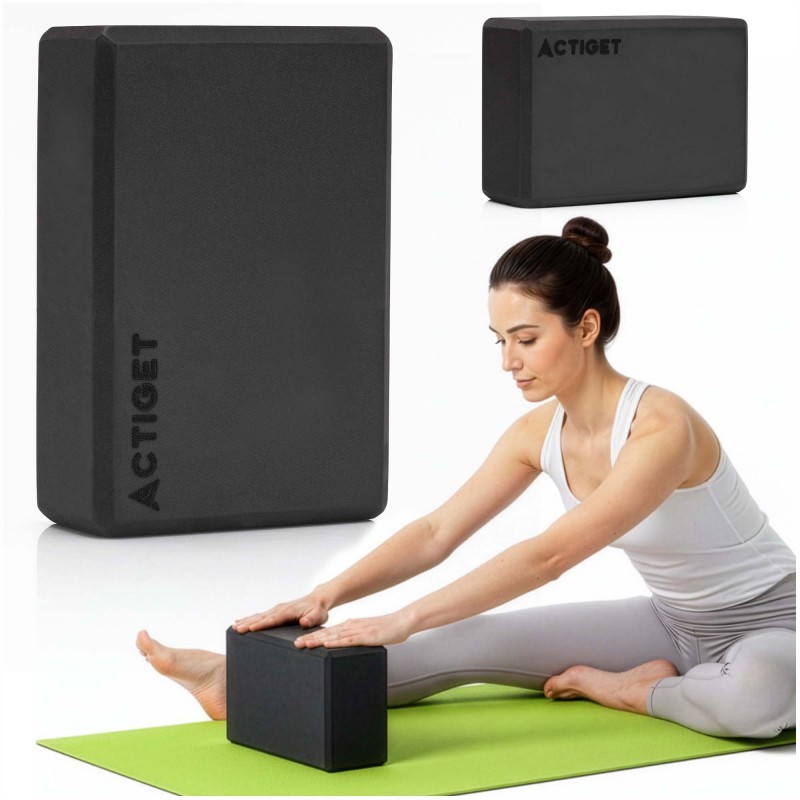 Блок для йоги Actiget EVA 23 x 15 x 7.5 см ACT0058 Black
