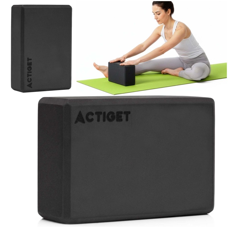Блок для йоги Actiget EVA 23 x 15 x 7.5 см ACT0058 Black