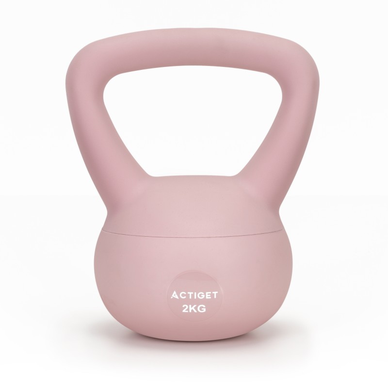 Гиря м'яка Actiget 2 кг для фітнесу ACT0062 Pink
