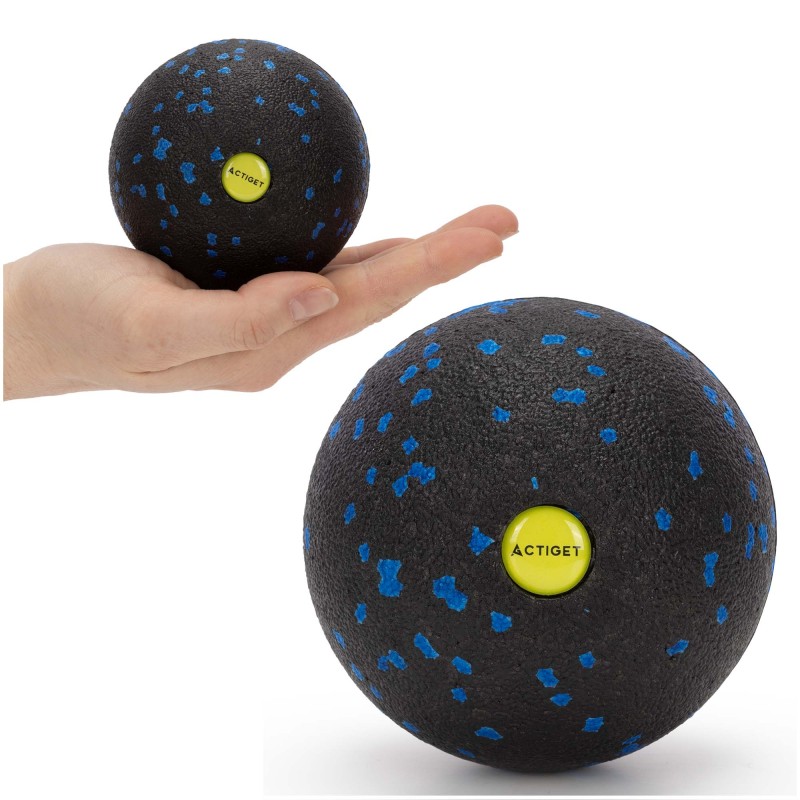Масажний м'яч Actiget EPP 8 см ACT0095 Black/Blue