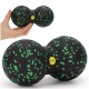 Масажний м'яч подвійний Actiget EPP 8 x 16 см ACT0098 Black/Green