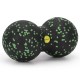 Масажний м'яч подвійний Actiget EPP 8 x 16 см ACT0098 Black/Green