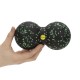 Масажний м'яч подвійний Actiget EPP 8 x 16 см ACT0098 Black/Green