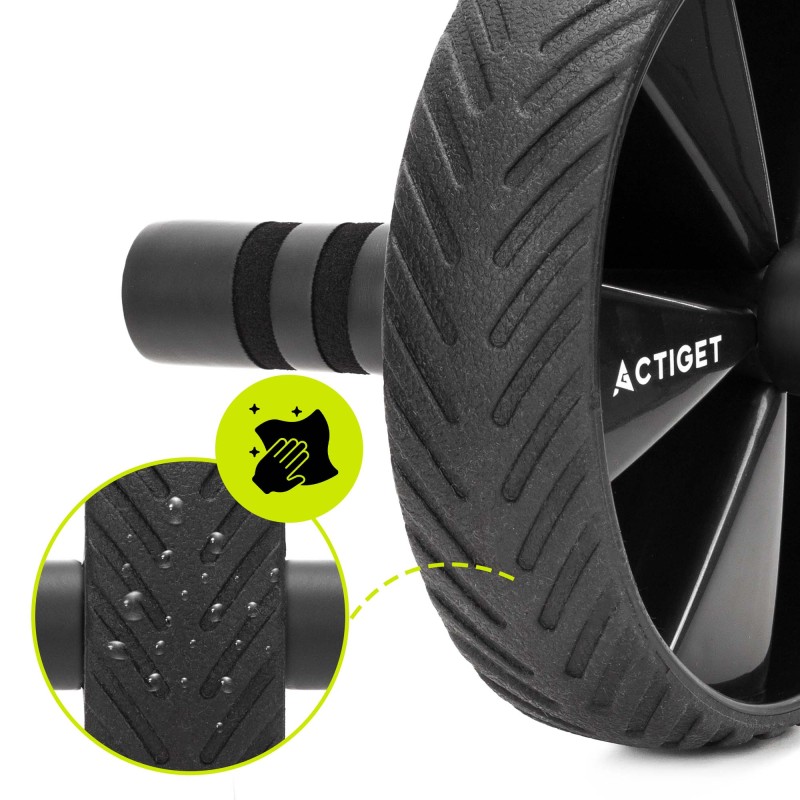 Ролик (гімнастичне колесо) для преса Actiget Ab Wheel ACT0110 Black