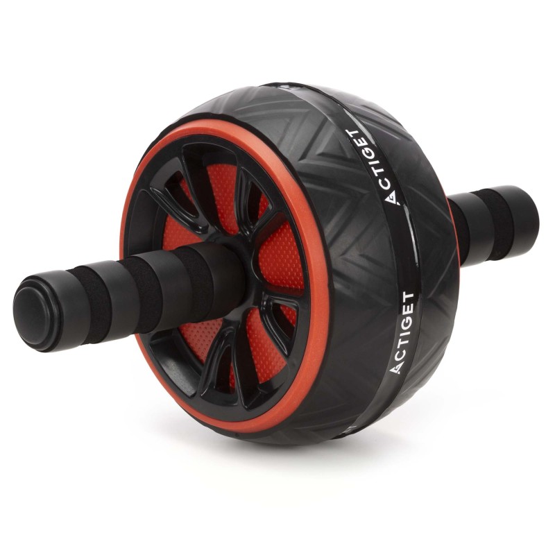 Ролик (гімнастичне колесо) для преса Actiget Ab Wheel ACT0111 Black/Red