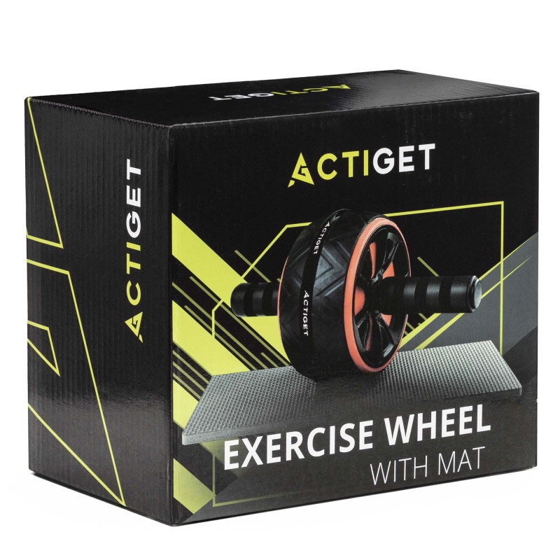 Ролик (гімнастичне колесо) для преса Actiget Ab Wheel ACT0111 Black/Red