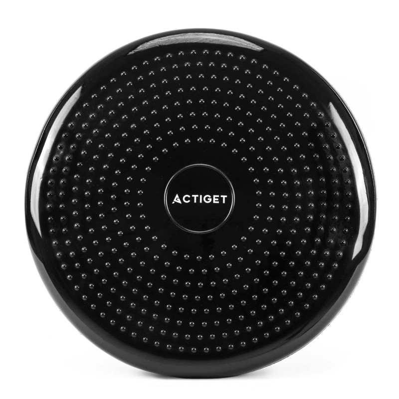 Балансувальна подушка-диск Actiget 34 см сенсомоторна, масажна ACT0113 Black