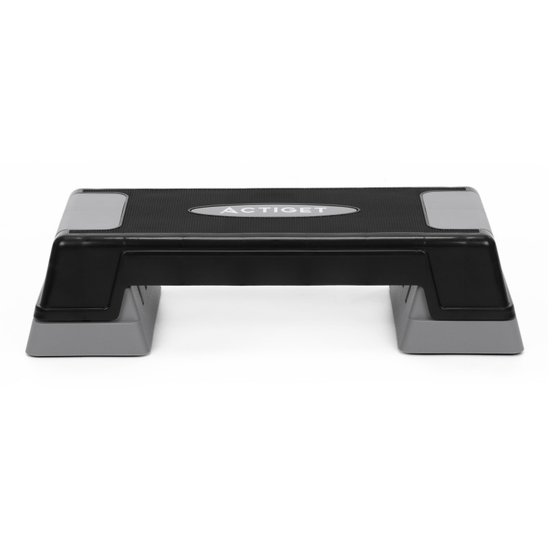 Степ-платформа 2-ступінчаста Actiget 73 х 28.5 х 12-17.5 см ACT0120 Black/Grey