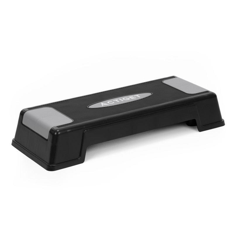 Степ-платформа 2-ступінчаста Actiget 73 х 28.5 х 12-17.5 см ACT0120 Black/Grey
