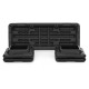Степ-платформа 3-ступінчаста Actiget Pro 108 х 28.5 х 10-19.5 см ACT0121 Black/Grey