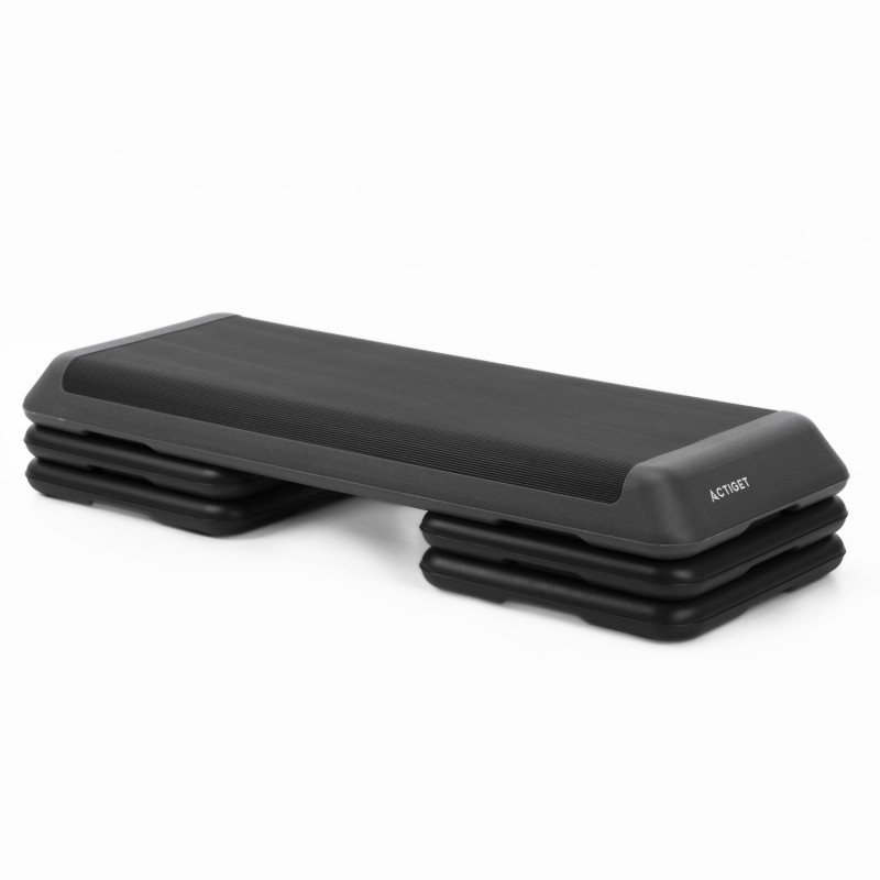 Степ-платформа 3-ступінчаста Actiget Pro 108 х 28.5 х 10-19.5 см ACT0121 Black/Grey