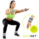 Обважнювачі-манжети для ніг та рук Actiget 2 x 0.5 кг ACT0127 Grey/Black