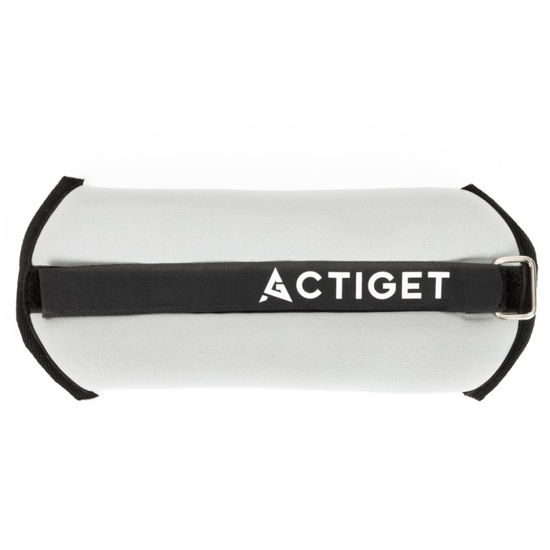 Обважнювачі-манжети для ніг та рук Actiget 2 x 1 кг ACT0128 Grey/Black