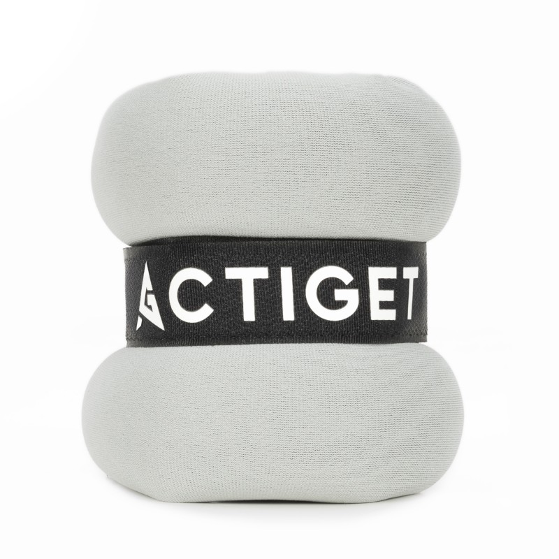 Обважнювачі-манжети для ніг та рук Actiget 2 x 1 кг ACT0128 Grey/Black
