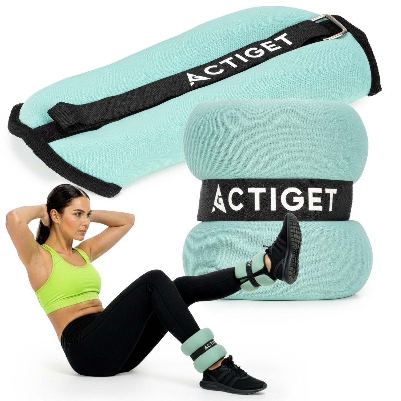 Обважнювачі-манжети для ніг та рук Actiget 2 x 1.5 кг ACT0129 Turquoise/Black
