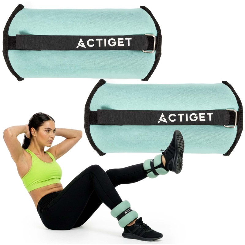 Обважнювачі-манжети для ніг та рук Actiget 2 x 1.5 кг ACT0129 Turquoise/Black