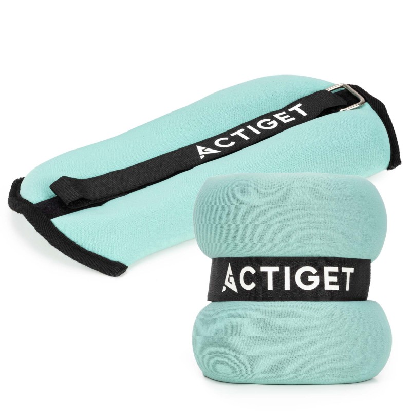 Обважнювачі-манжети для ніг та рук Actiget 2 x 1.5 кг ACT0129 Turquoise/Black