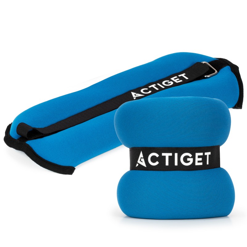 Обважнювачі-манжети для ніг та рук Actiget 2 x 2 кг ACT0130 Blue/Black