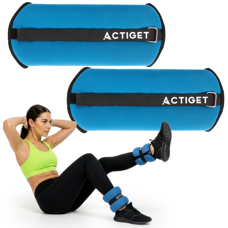 Обважнювачі-манжети для ніг та рук Actiget 2 x 2 кг ACT0130 Blue/Black