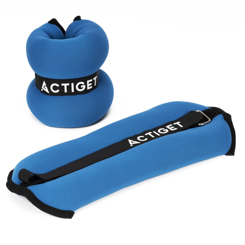 Обважнювачі-манжети для ніг та рук Actiget 2 x 2 кг ACT0130 Blue/Black