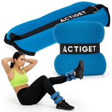 Обважнювачі-манжети для ніг та рук Actiget 2 x 2 кг ACT0130 Blue/Black