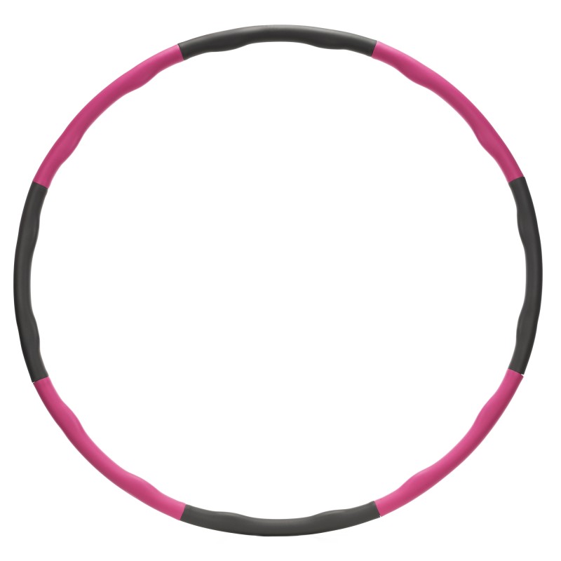 Обруч для талії Actiget (хулахуп) м'який, складний 88 см 1 кг ACT0132 Grey/Pink
