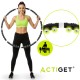 Обруч для талії Actiget (хулахуп) масажний, складний 92 см 1 кг ACT0134 Black