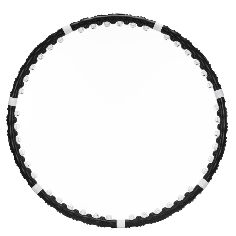 Обруч для талії Actiget (хулахуп) масажний, складний 92 см 1 кг ACT0134 Black