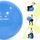 М'яч для фітнесу (фітбол) Actiget 55 см з насосом ACT0142 Blue