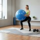М'яч для фітнесу (фітбол) Actiget 55 см з насосом ACT0142 Blue