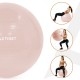 М'яч для фітнесу (фітбол) Actiget 65 см з насосом ACT0143 Light Pink