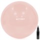 М'яч для фітнесу (фітбол) Actiget 65 см з насосом ACT0143 Light Pink