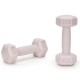 Гантелі Actiget Hex 2 x 0.5 кг ACT0155 Light Pink