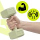 Гантелі Actiget Hex 2 x 1.5 кг ACT0157 Green