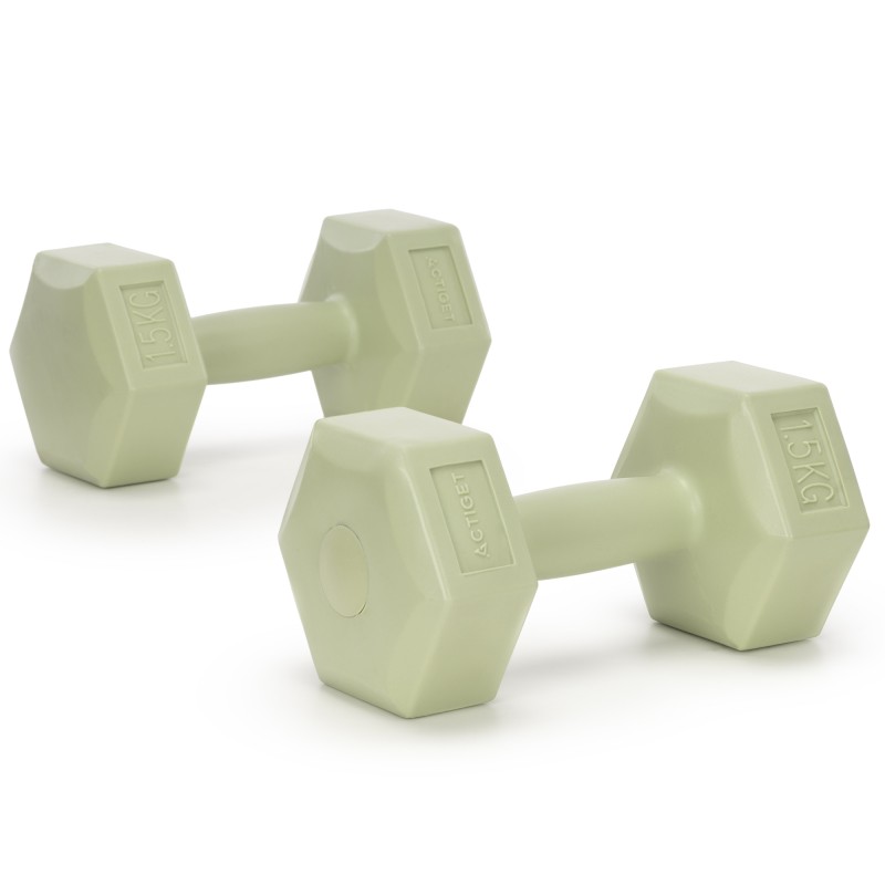 Гантелі Actiget Hex 2 x 1.5 кг ACT0157 Green