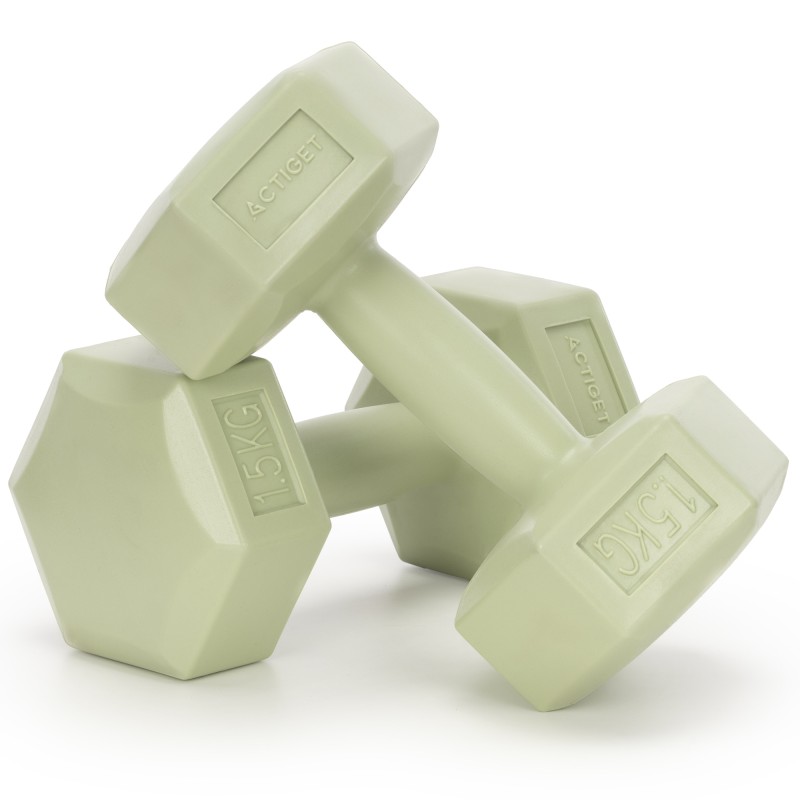 Гантелі Actiget Hex 2 x 1.5 кг ACT0157 Green