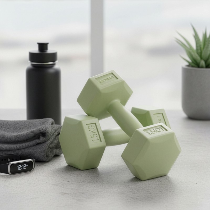 Гантелі Actiget Hex 2 x 1.5 кг ACT0157 Green