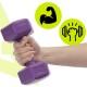 Гантелі Actiget Hex 2 x 2 кг ACT0158 Purple