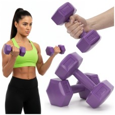 Гантелі Actiget Hex 2 x 2 кг ACT0158 Purple