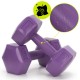 Гантелі Actiget Hex 2 x 2 кг ACT0158 Purple