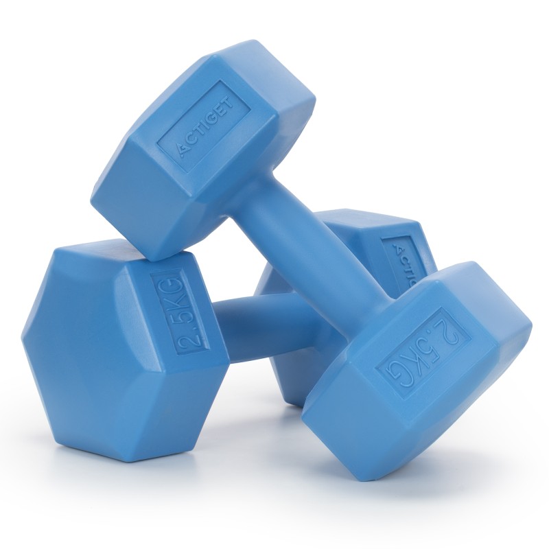Гантелі Actiget Hex 2 x 2.5 кг ACT0160 Blue