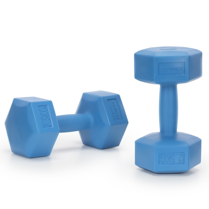 Гантелі Actiget Hex 2 x 2.5 кг ACT0160 Blue