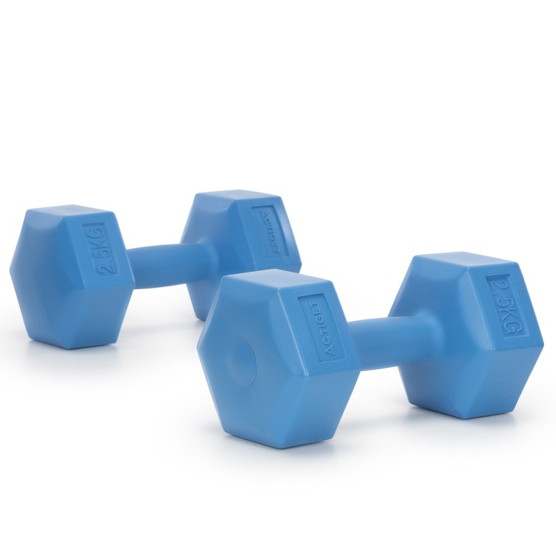 Гантелі Actiget Hex 2 x 2.5 кг ACT0160 Blue