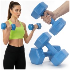 Гантелі Actiget Hex 2 x 2.5 кг ACT0160 Blue