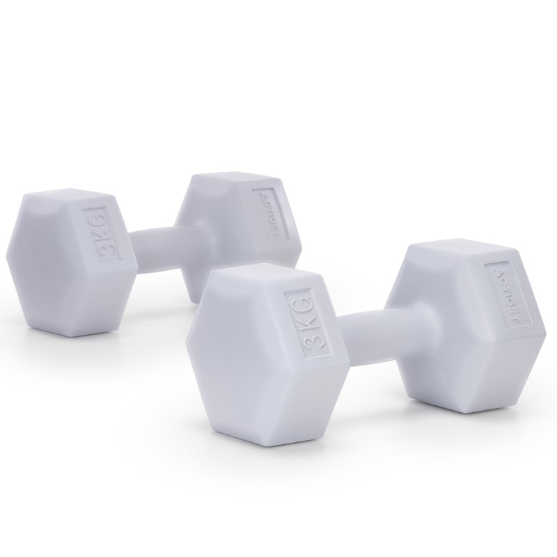Гантелі Actiget Hex 2 x 3 кг ACT0161 Grey