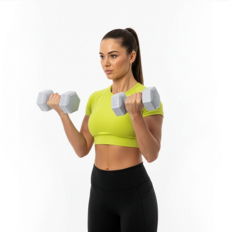 Гантелі Actiget Hex 2 x 3 кг ACT0161 Grey