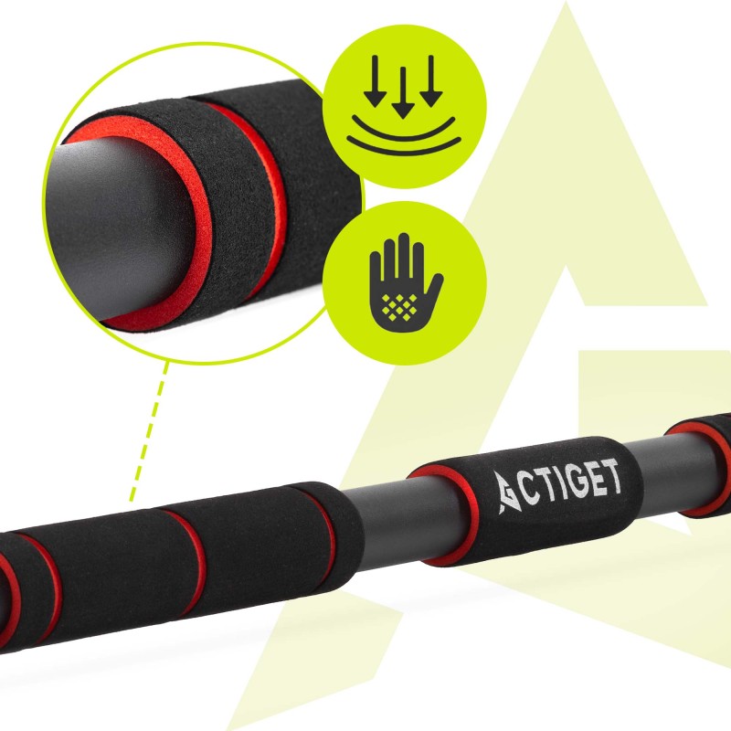 Турнік розсувний Actiget 82-130 см ACT0166 Black/Red