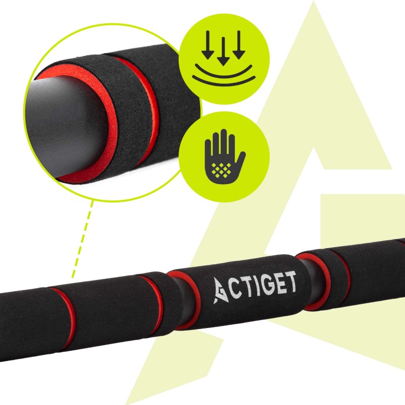 Турнік розсувний Actiget 62-100 см ACT0167 Black/Red